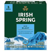 Irish Spring Icy Spring Bars Trio 104.8g – Refreshing Clean with Long - Lasting Freshness